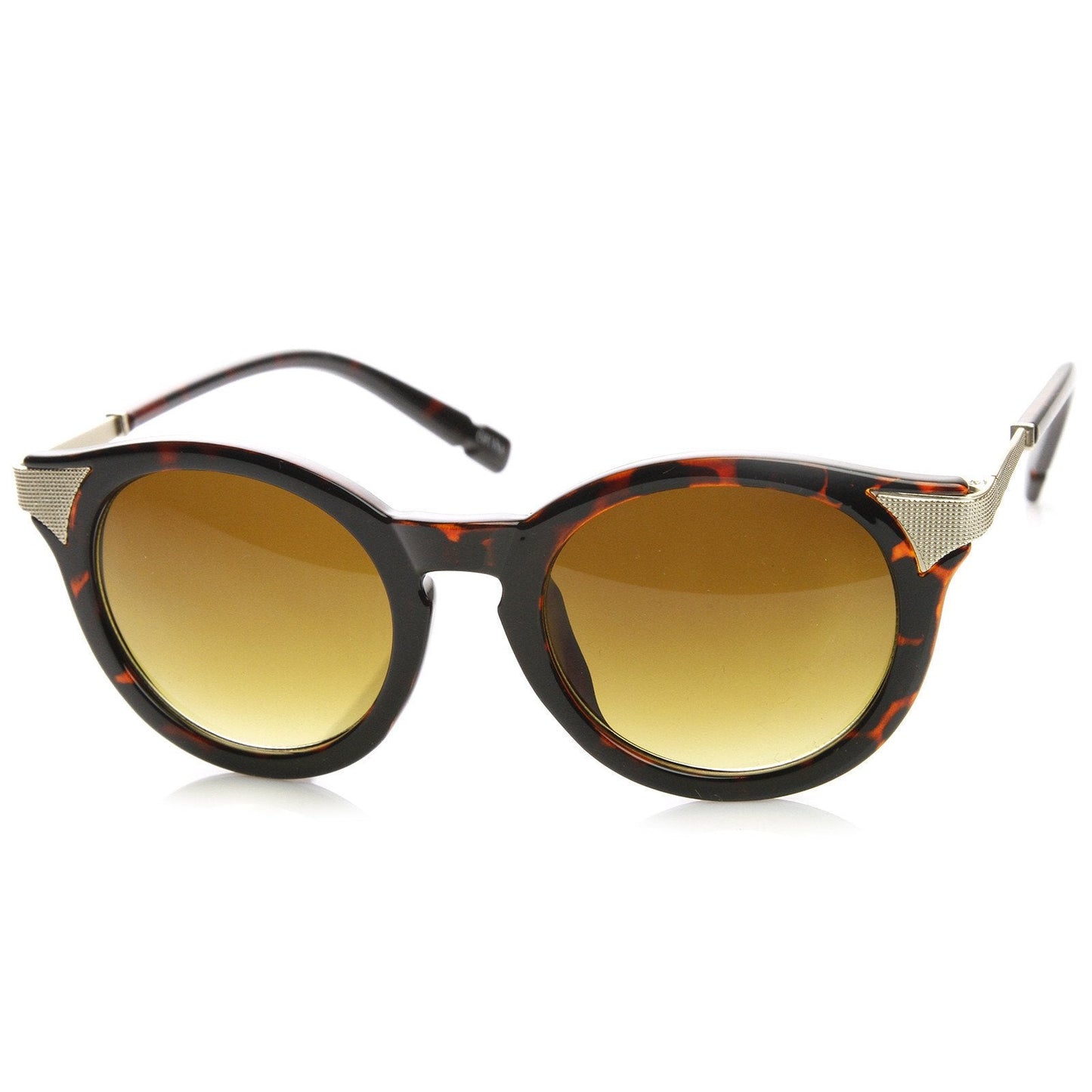 Womens Retro P3 Round Circle Fashion Cat Eye Sunglasses 8986