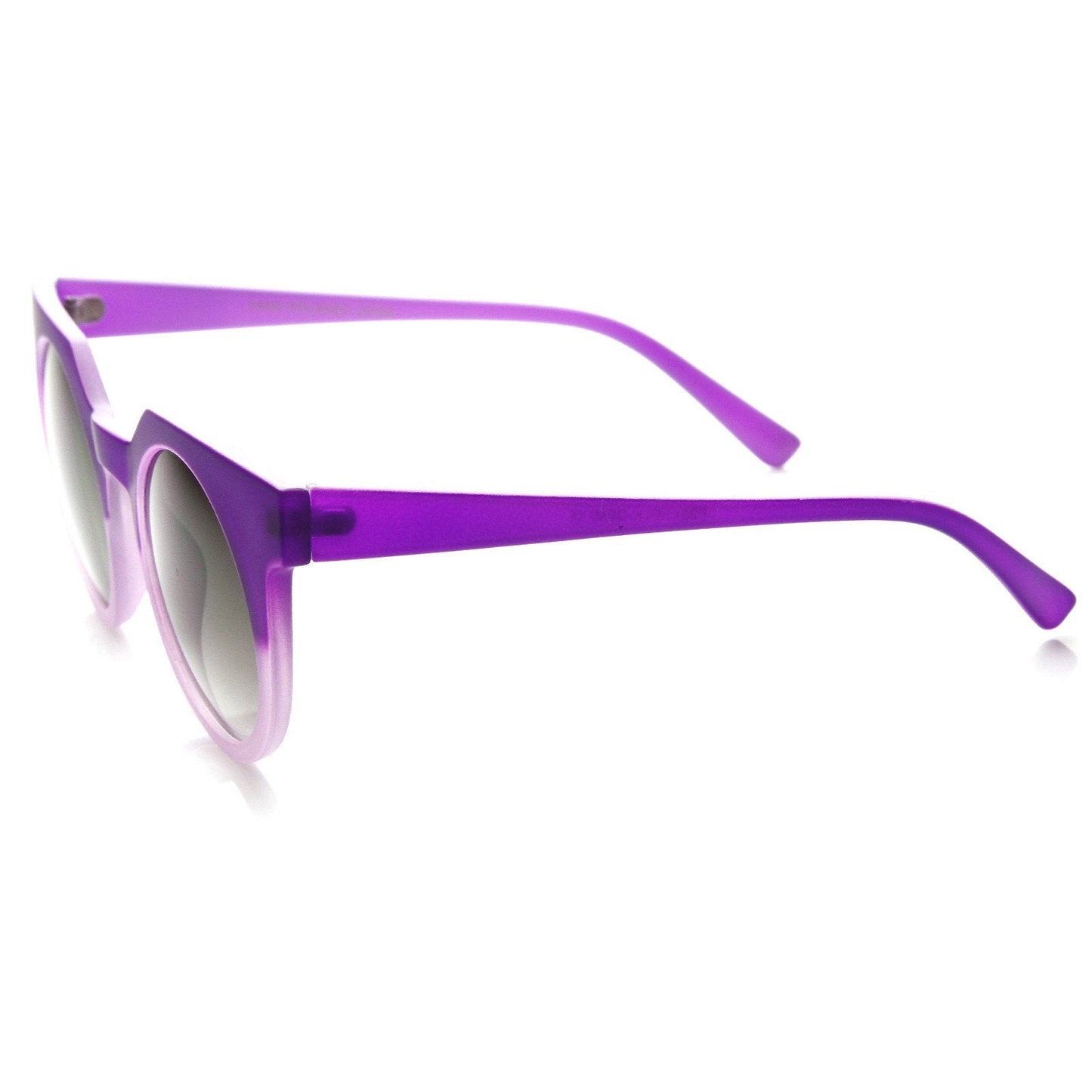 Retro P3 Round Angled Circle Flat Cat Eye Sunglasses 9120