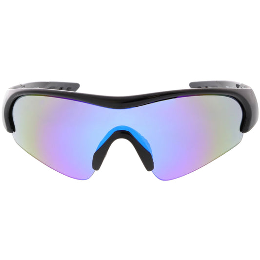 Men's Sports TR-90 Half Frame Mirrored Lens Shield Sunglasses C533