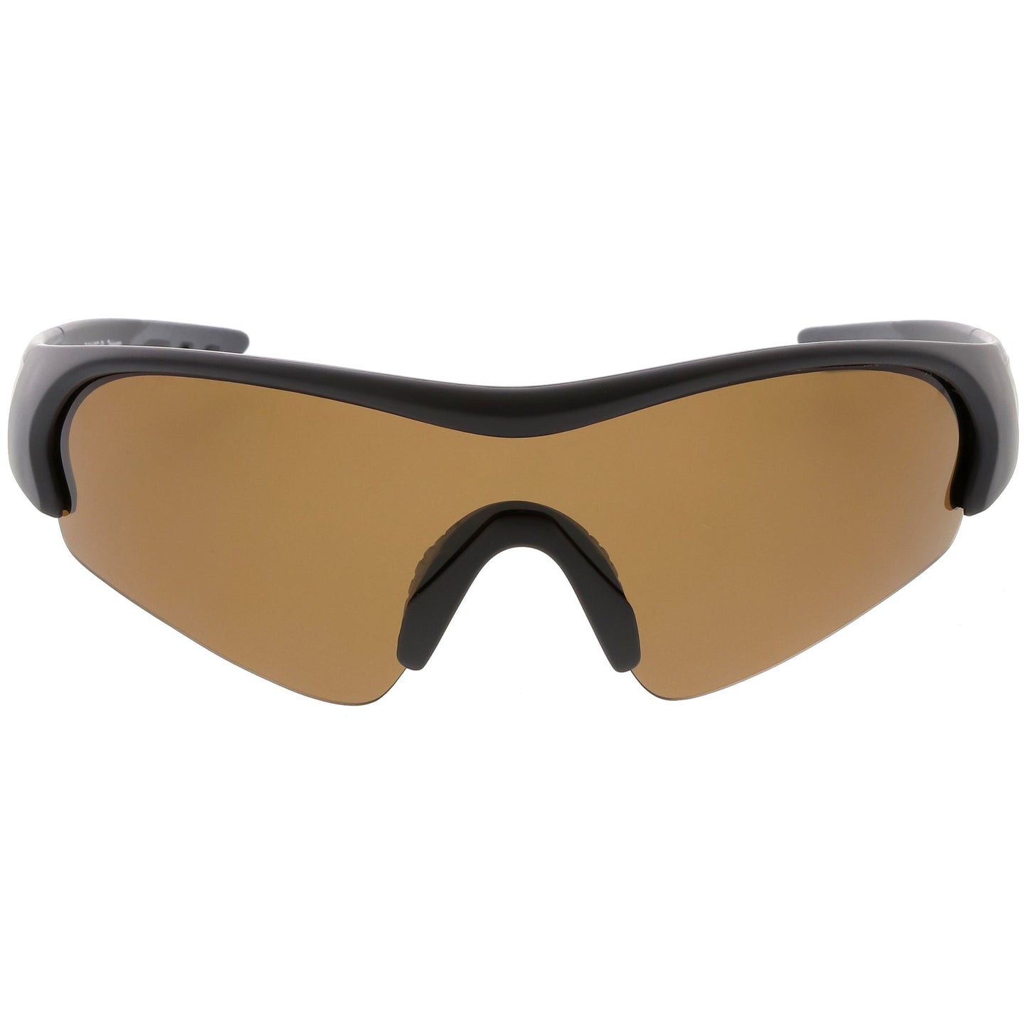 Outdoor Sports Half Frame TR-90 Polarized Shield Sunglasses C538