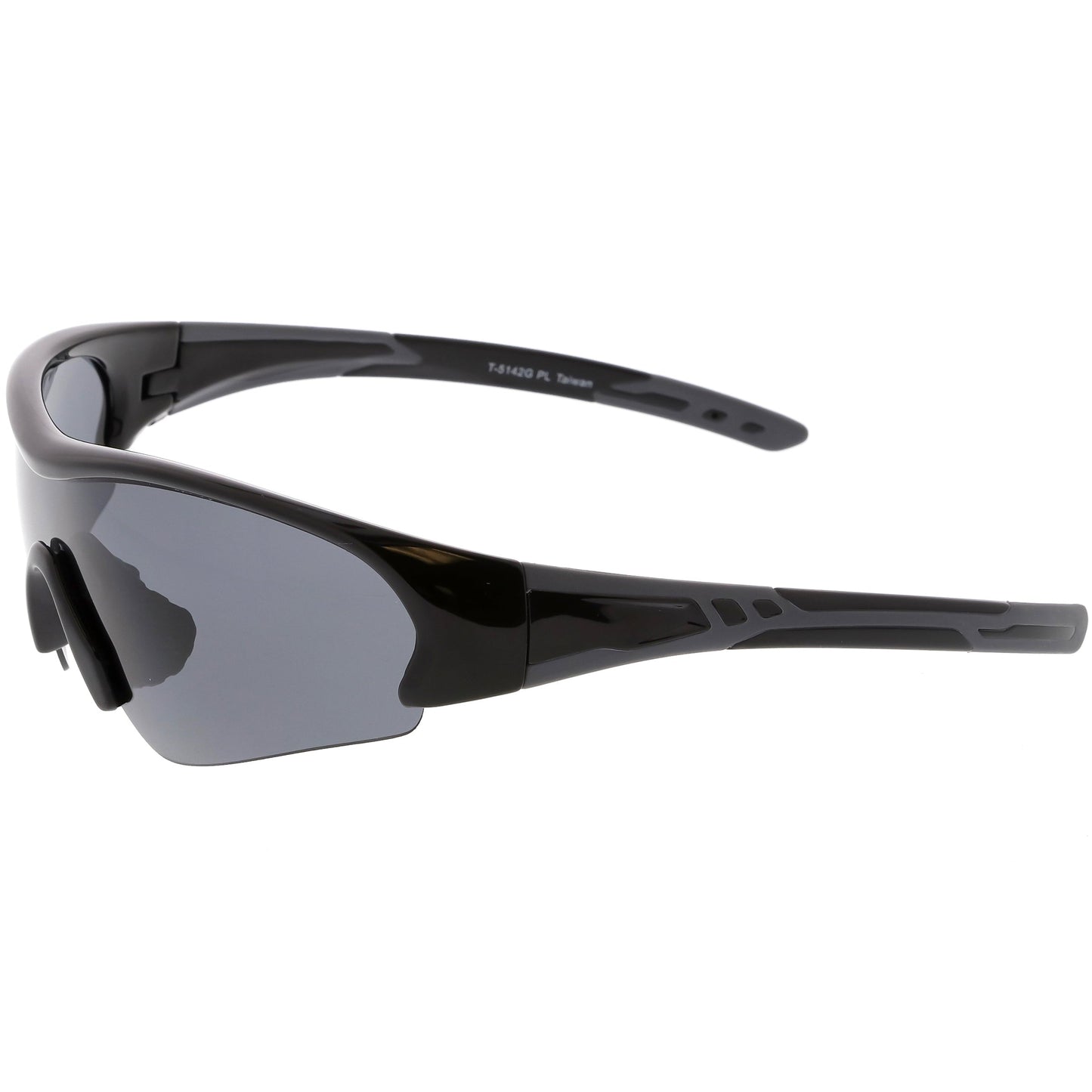 Outdoor Sports Half Frame TR-90 Polarized Shield Sunglasses C538