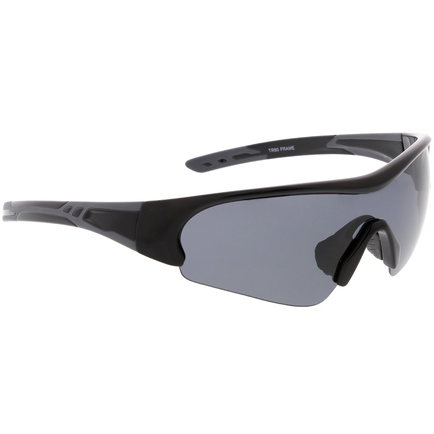 Outdoor Sports Half Frame TR-90 Polarized Shield Sunglasses C538