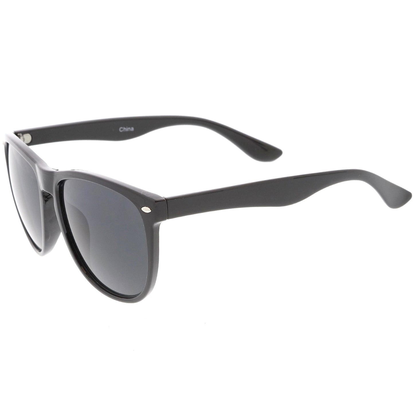 Round P3 Indie Dapper Key Hole Horned Rim Sunglasses C694