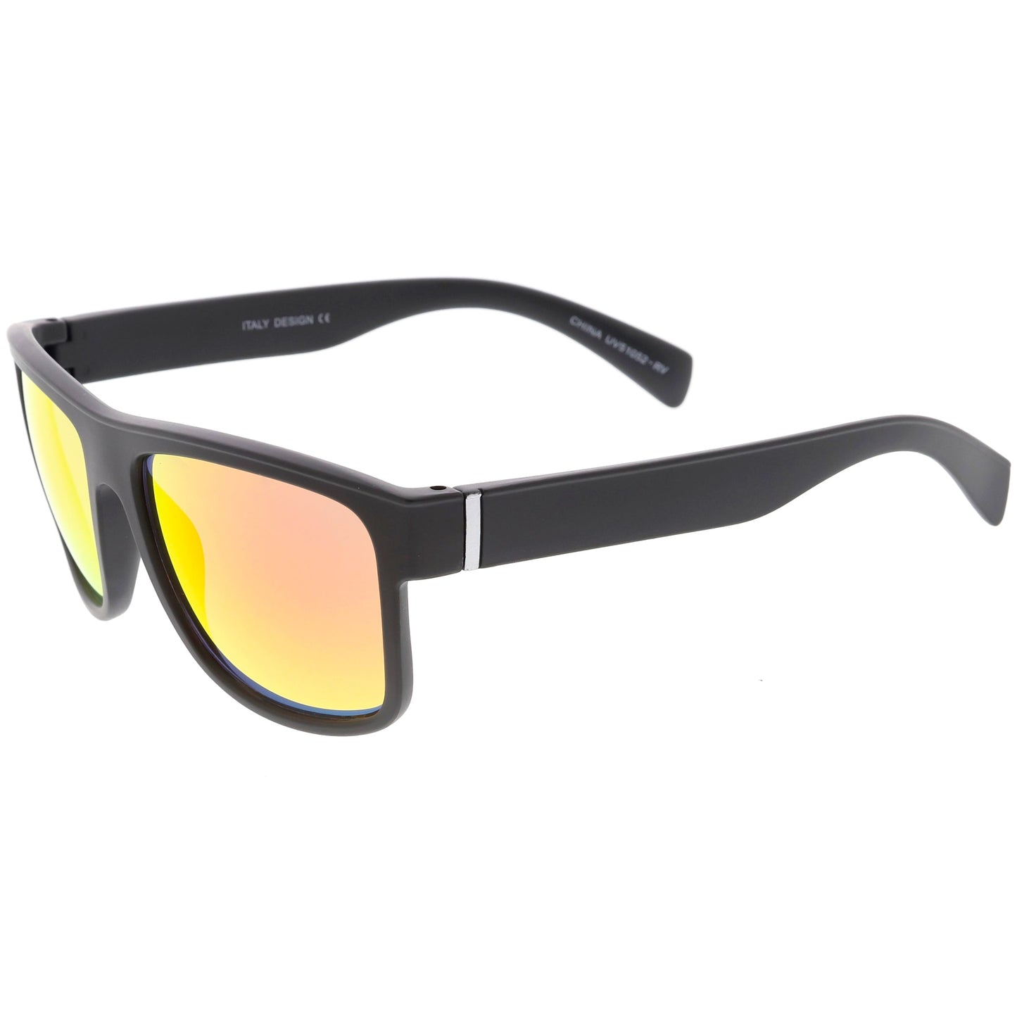 Men's Flat Top Action Sports Square Aviator Sunglasses C786