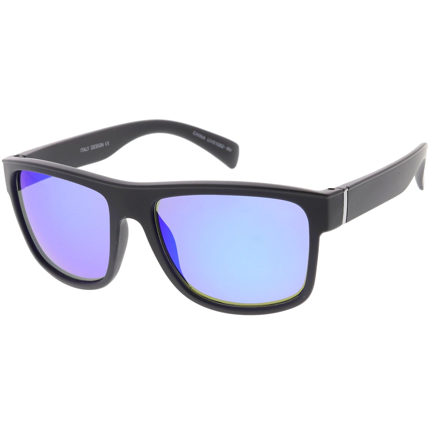 Men's Flat Top Action Sports Square Aviator Sunglasses C786