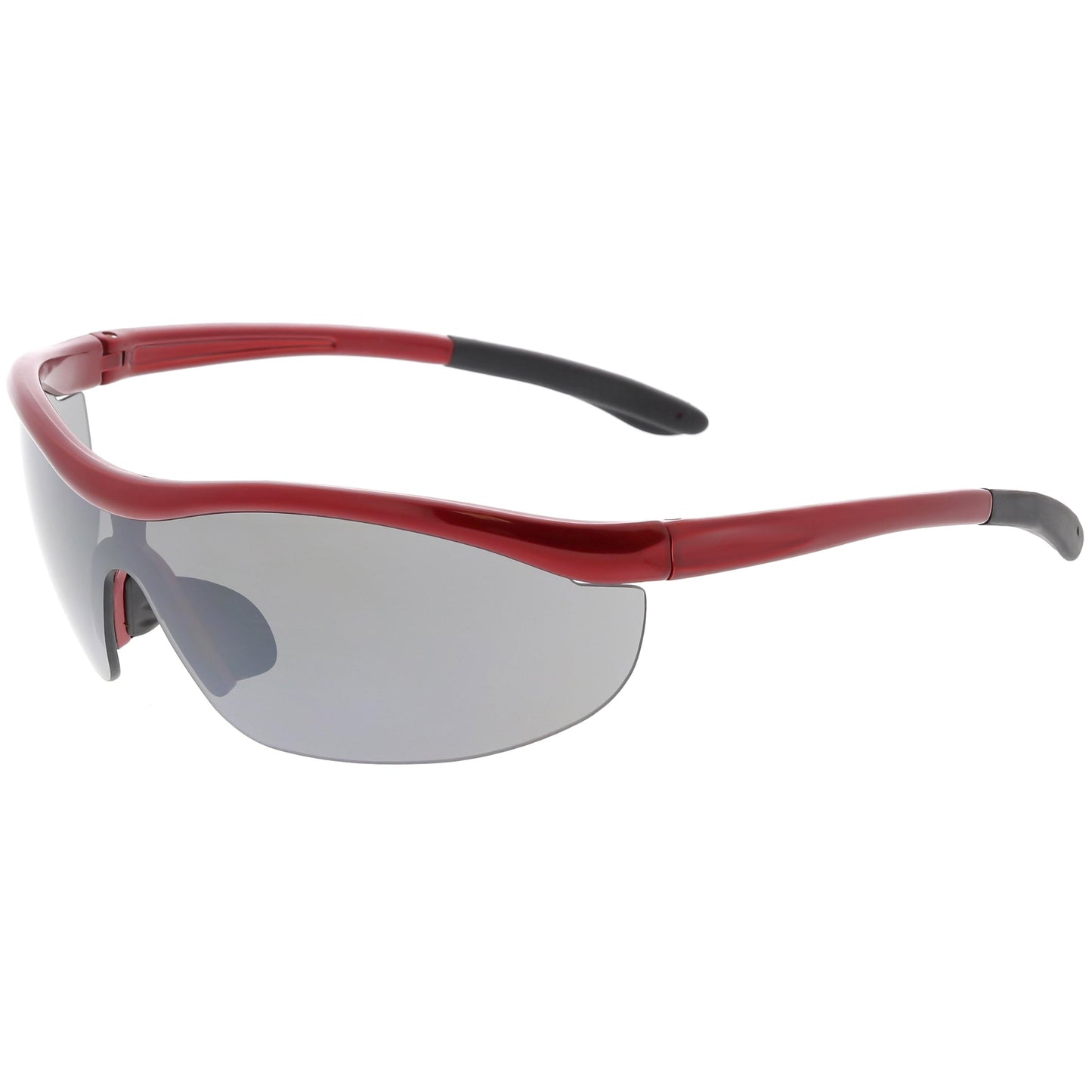 Premium TR-90 Sports Wrap Half Frame Shield Sunglasses C799 77mm
