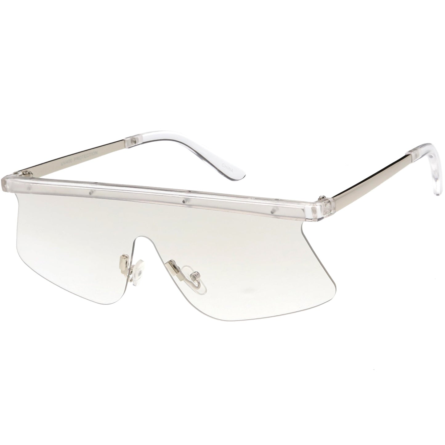 Retro Modern Blade Cut Shield Sports Sunglasses C941