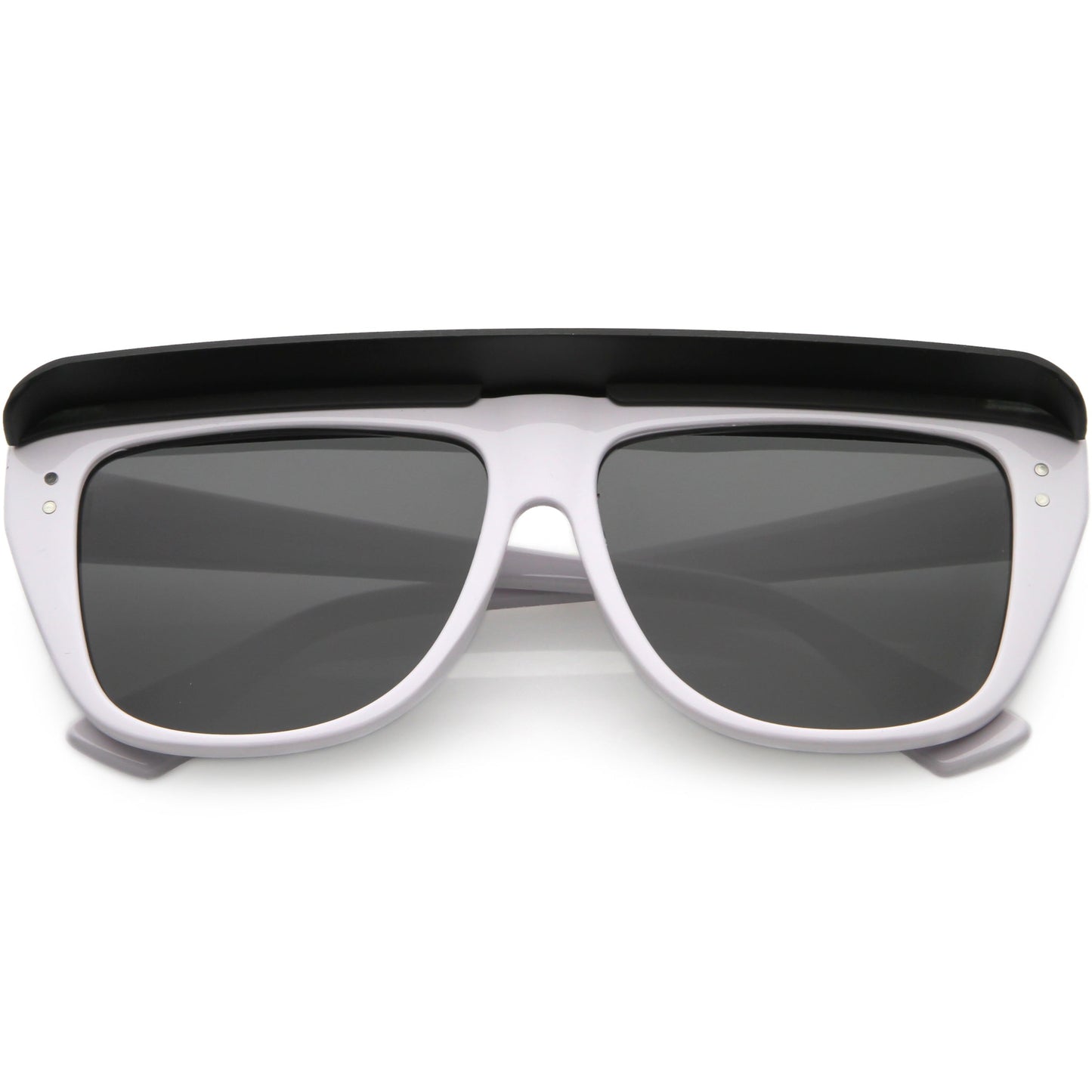 Retro 1980's Life Guard Poolside Flat Top Visor Sunglasses C951