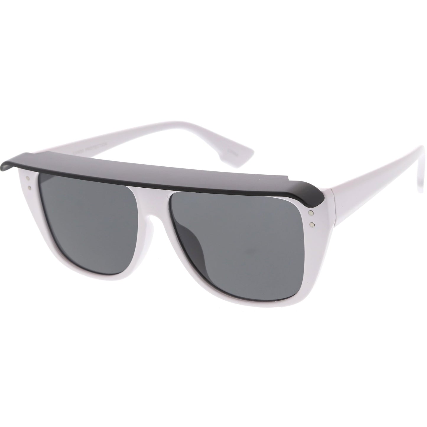 Retro 1980's Life Guard Poolside Flat Top Visor Sunglasses C951