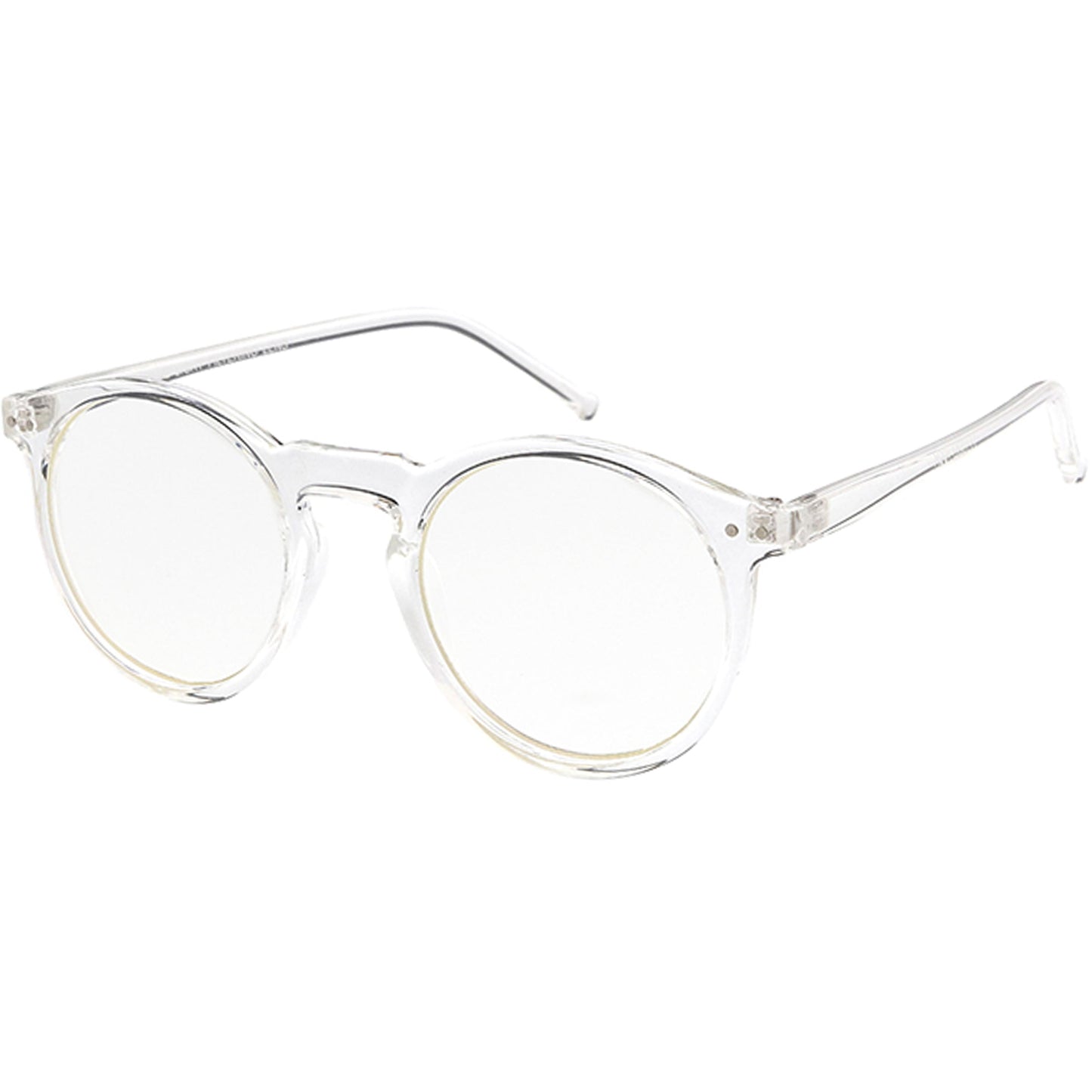 Retro P3 Shaped Clear Lens Blue Light Blocking Glasses D158