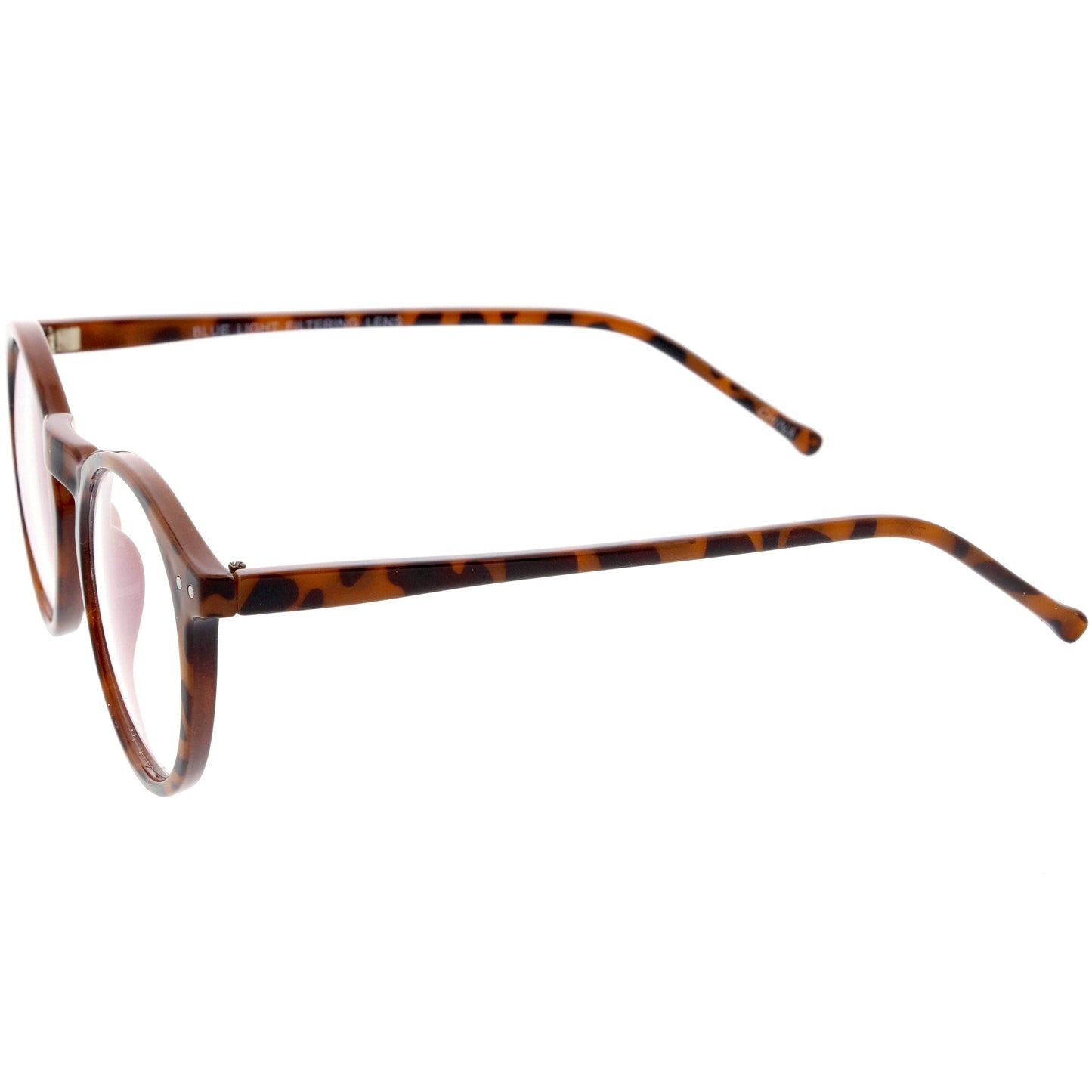 Retro P3 Shaped Clear Lens Blue Light Blocking Glasses D158