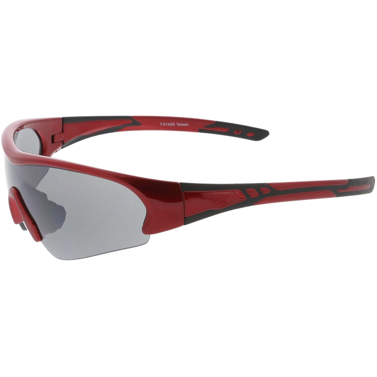 Outdoor Sports Half Frame TR-90 Polarized Shield Sunglasses C538