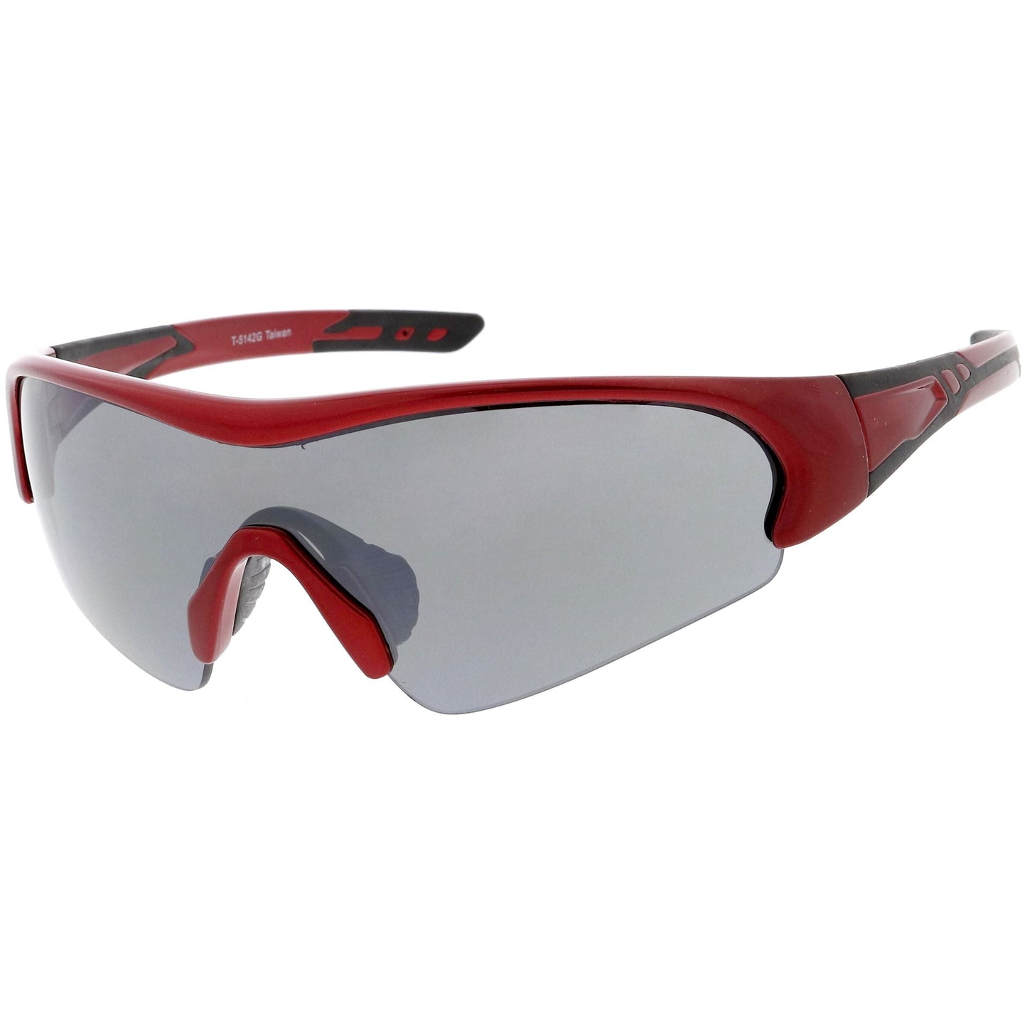 Outdoor Sports Half Frame TR-90 Polarized Shield Sunglasses C538