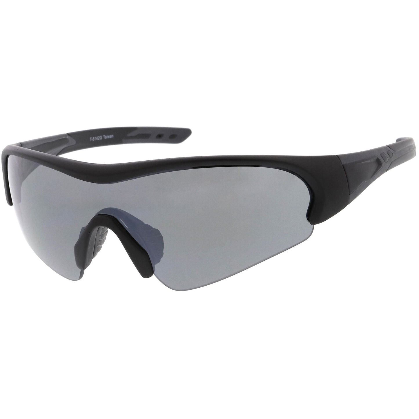 Outdoor Sports Half Frame TR-90 Polarized Shield Sunglasses C538
